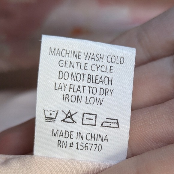 Logan Rae x ROOLEE Pink Floral Smocked Maxi Dress Puff Sleeve Tiered Size M - Picture 8 of 10